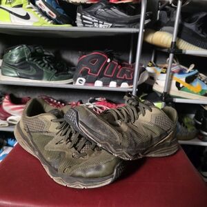 🔥 Well Worn! Nike Trail Air Olive Green Size 11 Athletic Sneakers